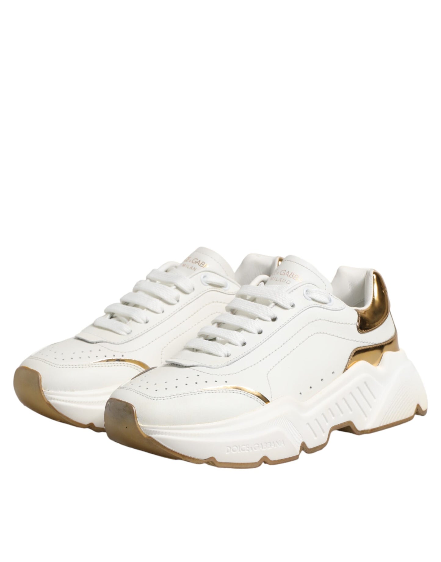 White Gold Daymaster Low Top Sneakers  Shoes