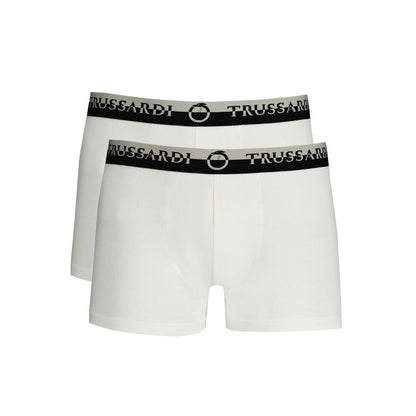 White Cotton Men Boxer