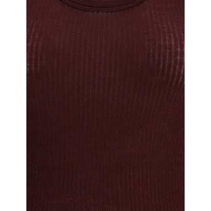 Brown Fleece Wool Top