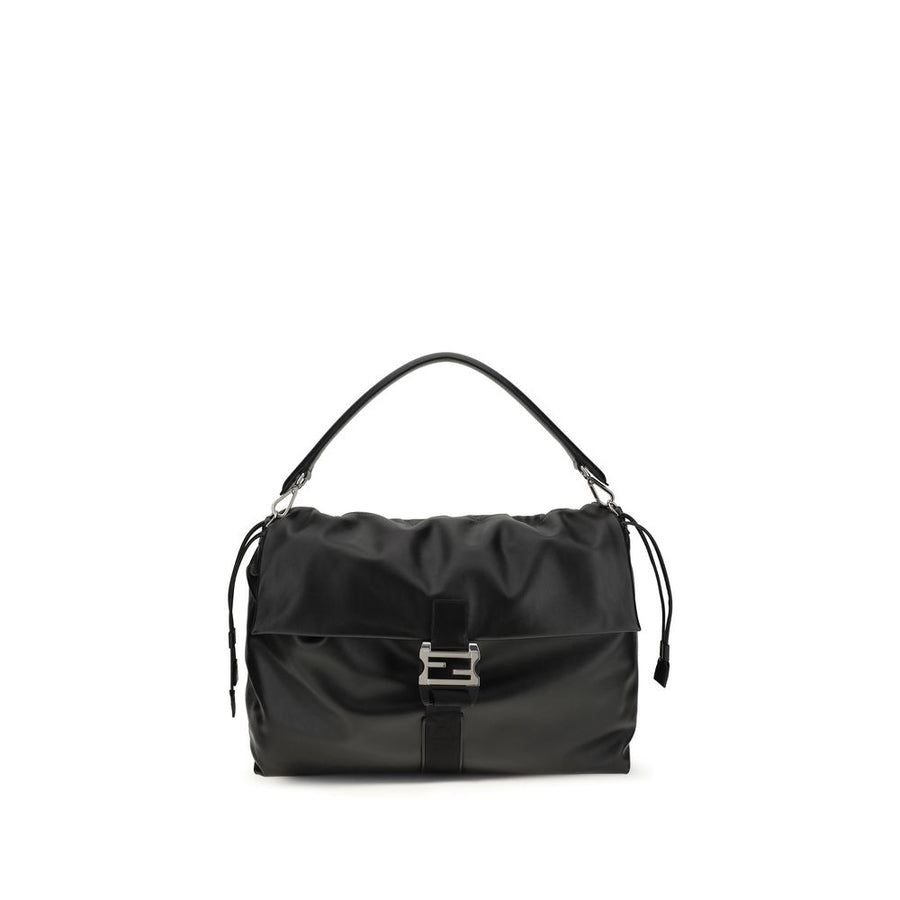 Black Calf Leather Bos Taurus Shoulder Bag