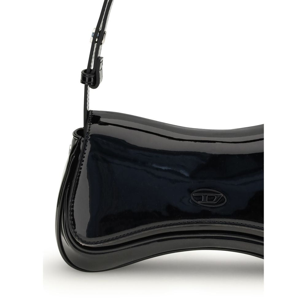 Black Polyethylene Shoulder Bag