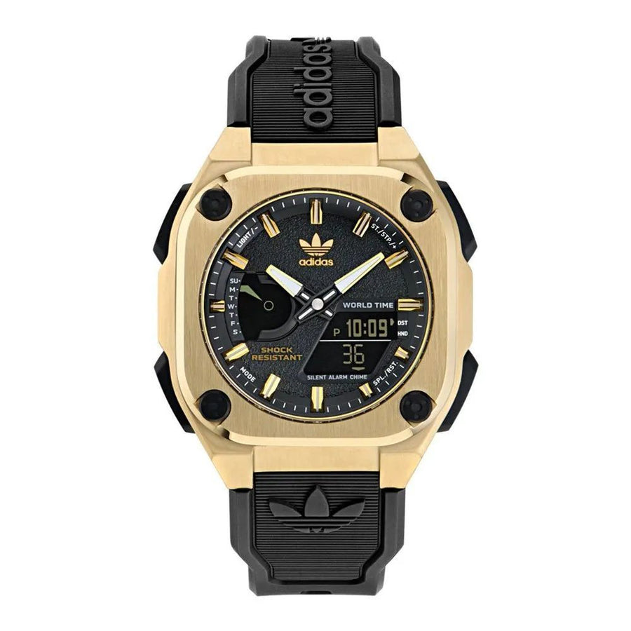 Black Synthetic Sport Watch