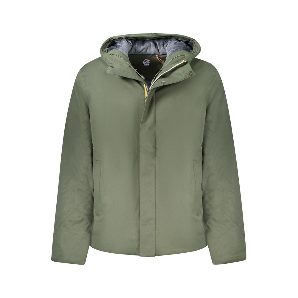 Verde Polyester Men Jacket