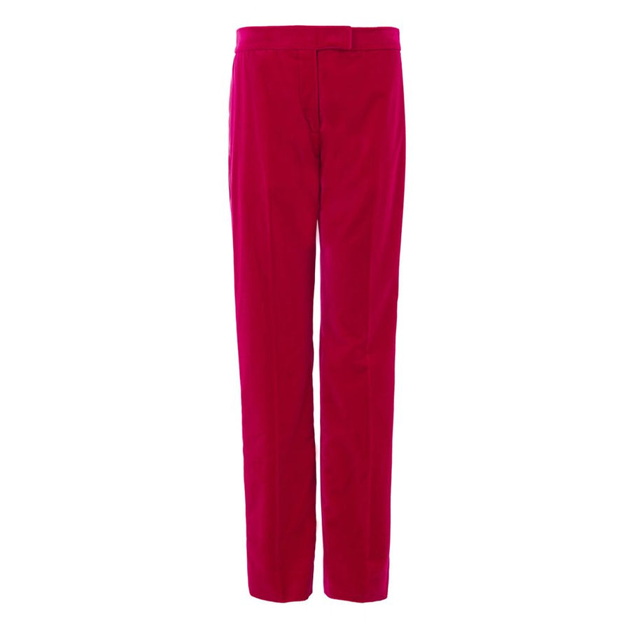 Fuchsia Cotton Dress Pants