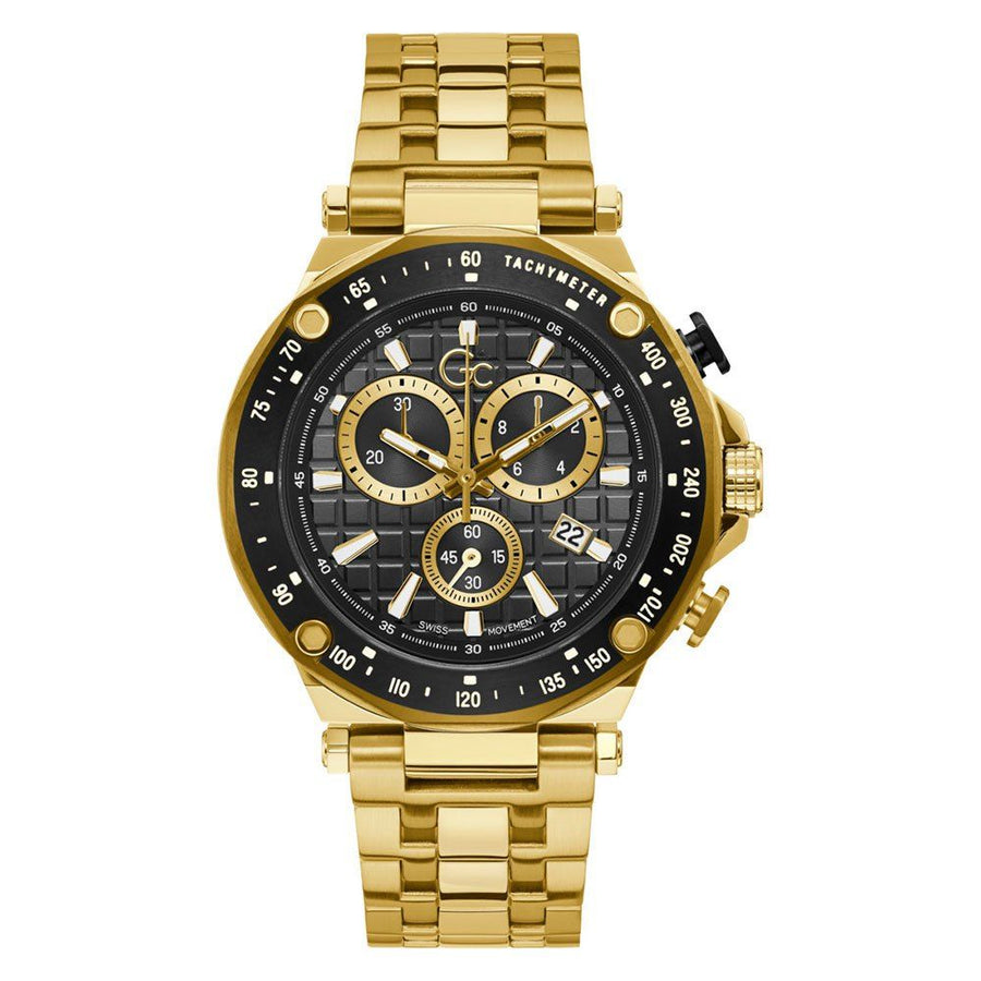 Gold Stainless Steel Sport Watch