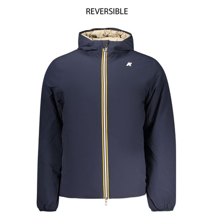 Blue Nylon Men's Reversible Jacket