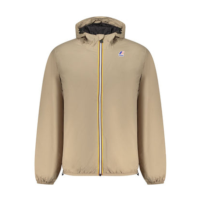 Beige Poliammide Men's Jacket