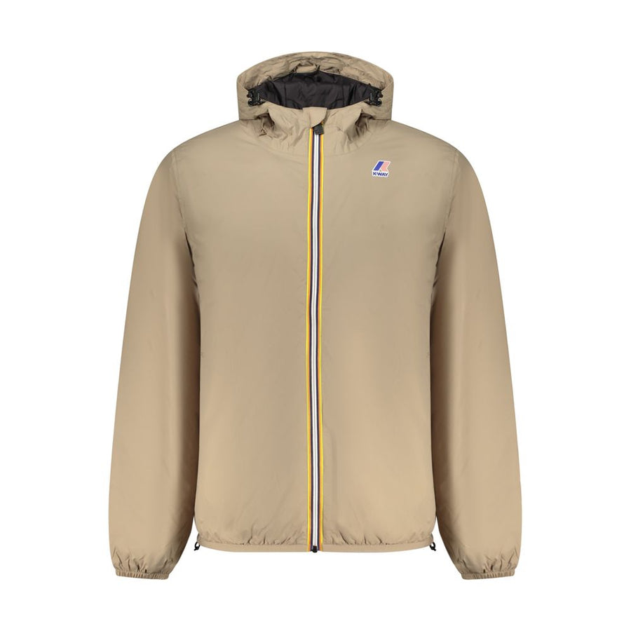 Beige Poliammide Men's Jacket