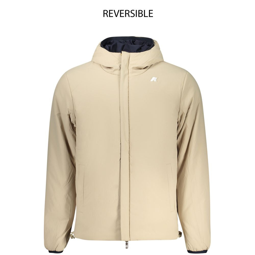 Blue Nylon Men's Reversible Jacket