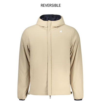 Blue Nylon Men's Reversible Jacket