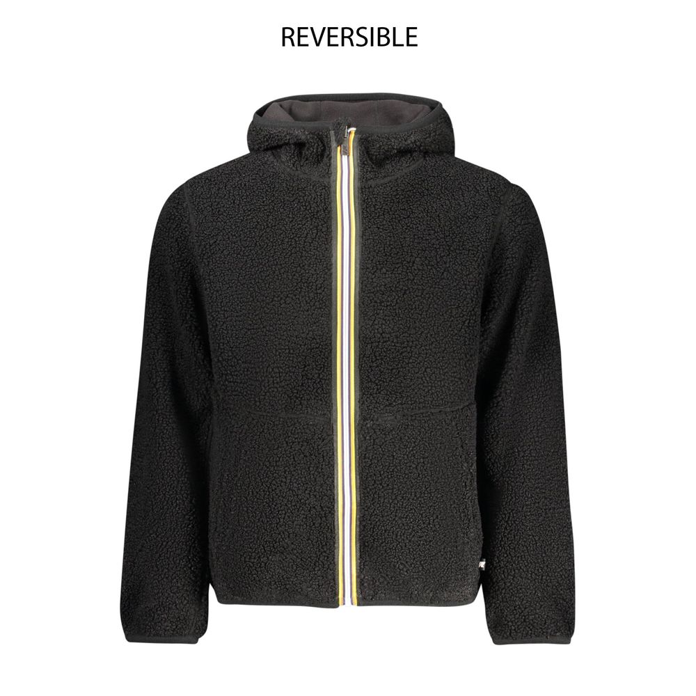 Nero Polyester Men's Reversible Jacket
