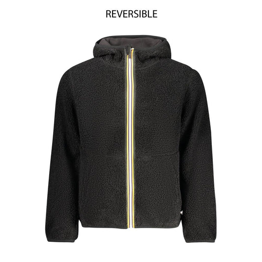 Nero Polyester Men's Reversible Jacket