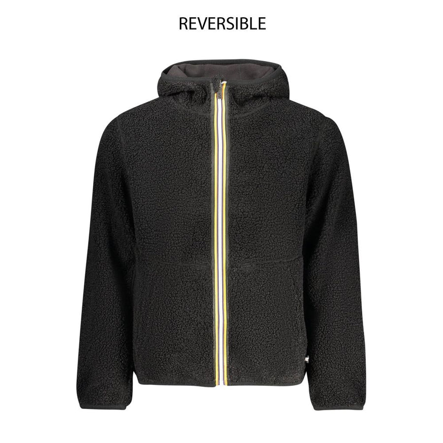 Nero Polyester Men's Reversible Jacket
