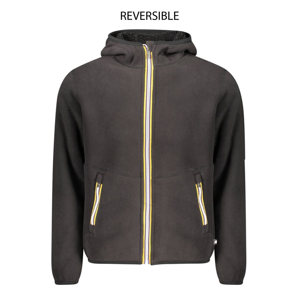 Nero Polyester Men's Reversible Jacket