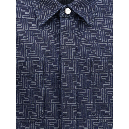 Blue Cotton Denim Jacket