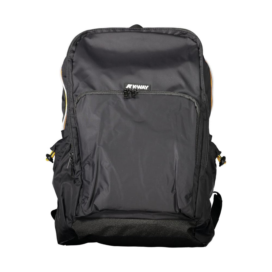 Black Poliammide Men Backpack