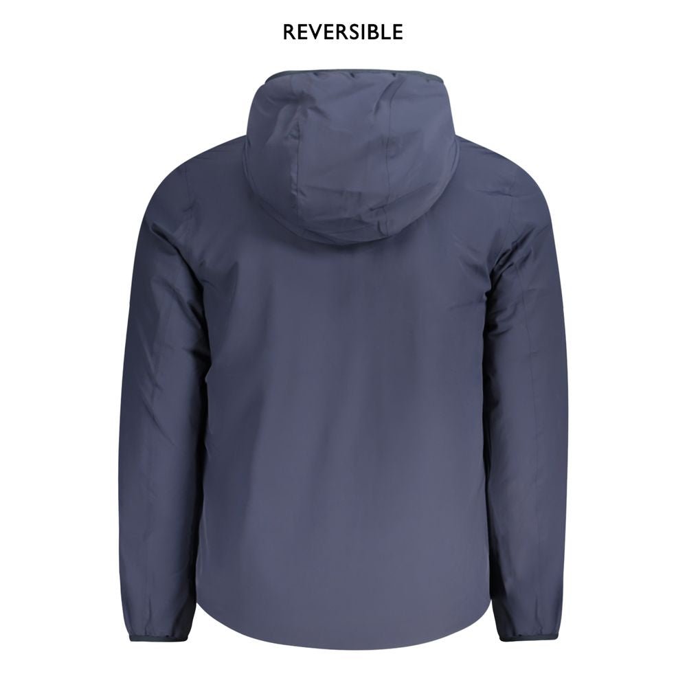 Blue Nylon Men's Jacket