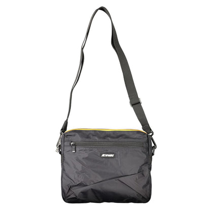 "Black Poliammide Women Bag with Adjustable Shoulder Strap"