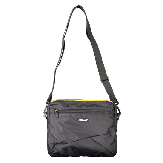 "Black Poliammide Women Bag with Adjustable Shoulder Strap"
