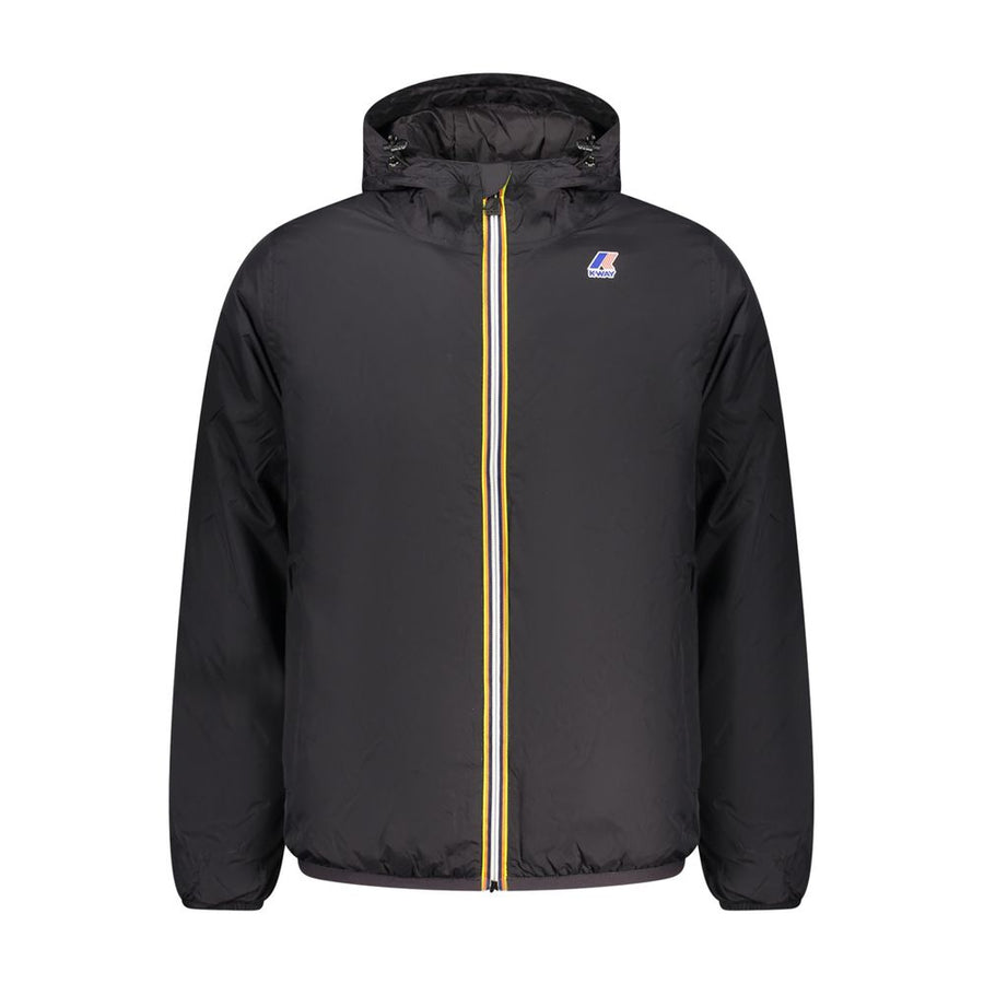 Black Polyamide Men's Jacket