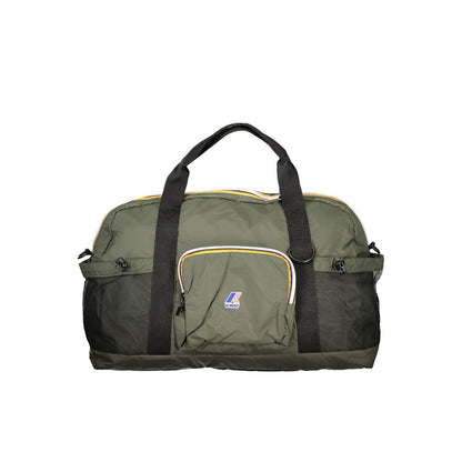 Green Polyamide Unisex Handbag