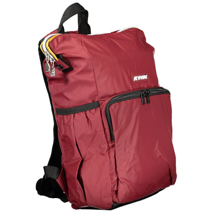 Red Polyamide Unisex Backpack
