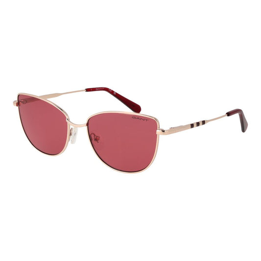 Rose Gold Metal Sunglasses