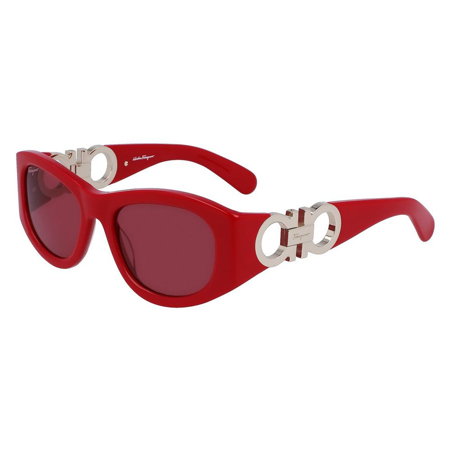 Red Acetate Sunglasses