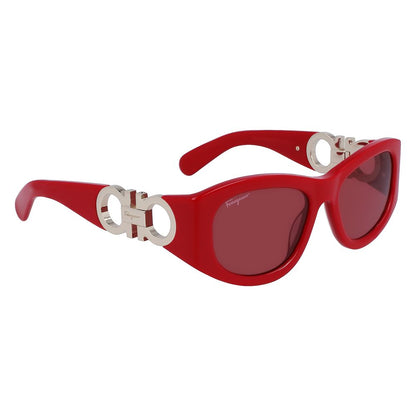 Red Acetate Sunglasses