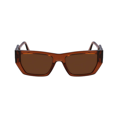 Brown Injected Sunglasses