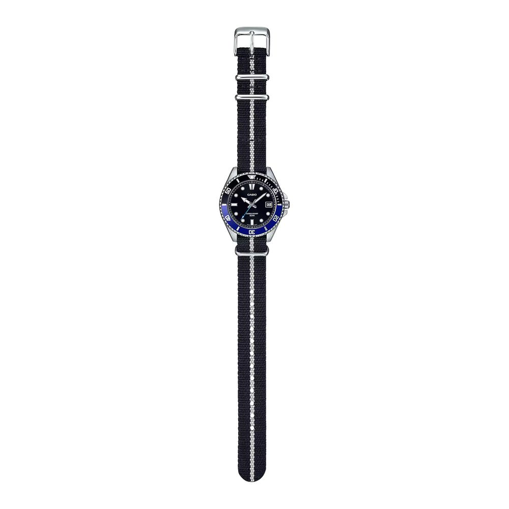 Black Fabric Sport Watch