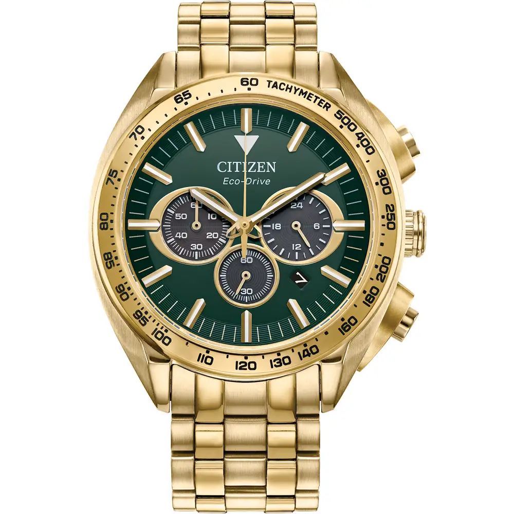 Gold Stainless Steel Sport Watch