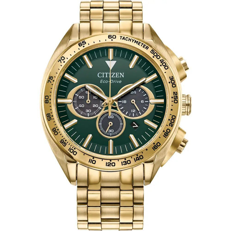 Gold Stainless Steel Sport Watch