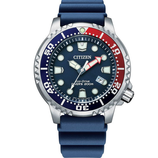 Blue Rubber Sport Watch