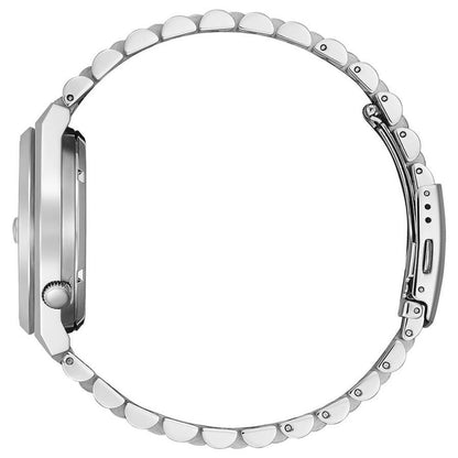 Gray Stainless Steel Dress Watch