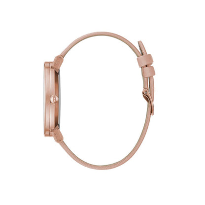 Multicolor Leather Dress Watch