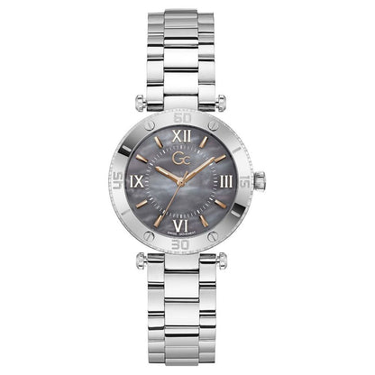 Gray Stainless Steel Dress Watch