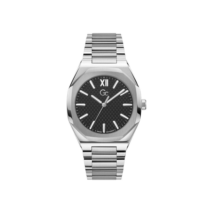 Gray Stainless Steel Dress Watch
