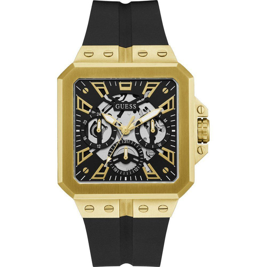 Black Synthetic Dress Watch