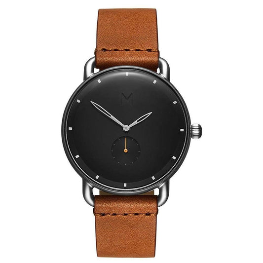 Brown Leather Dress Watch