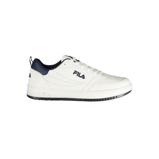 White Polyester Men Sneaker