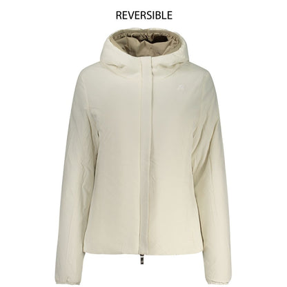 Beige Nylon Women Jacket