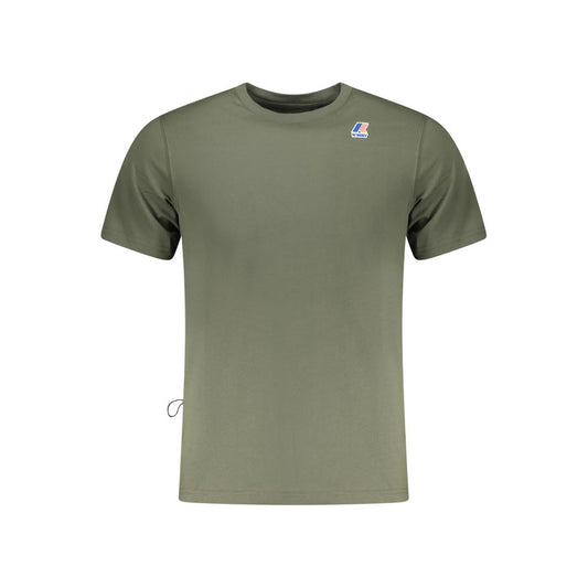 Green Cotton Men T-Shirt