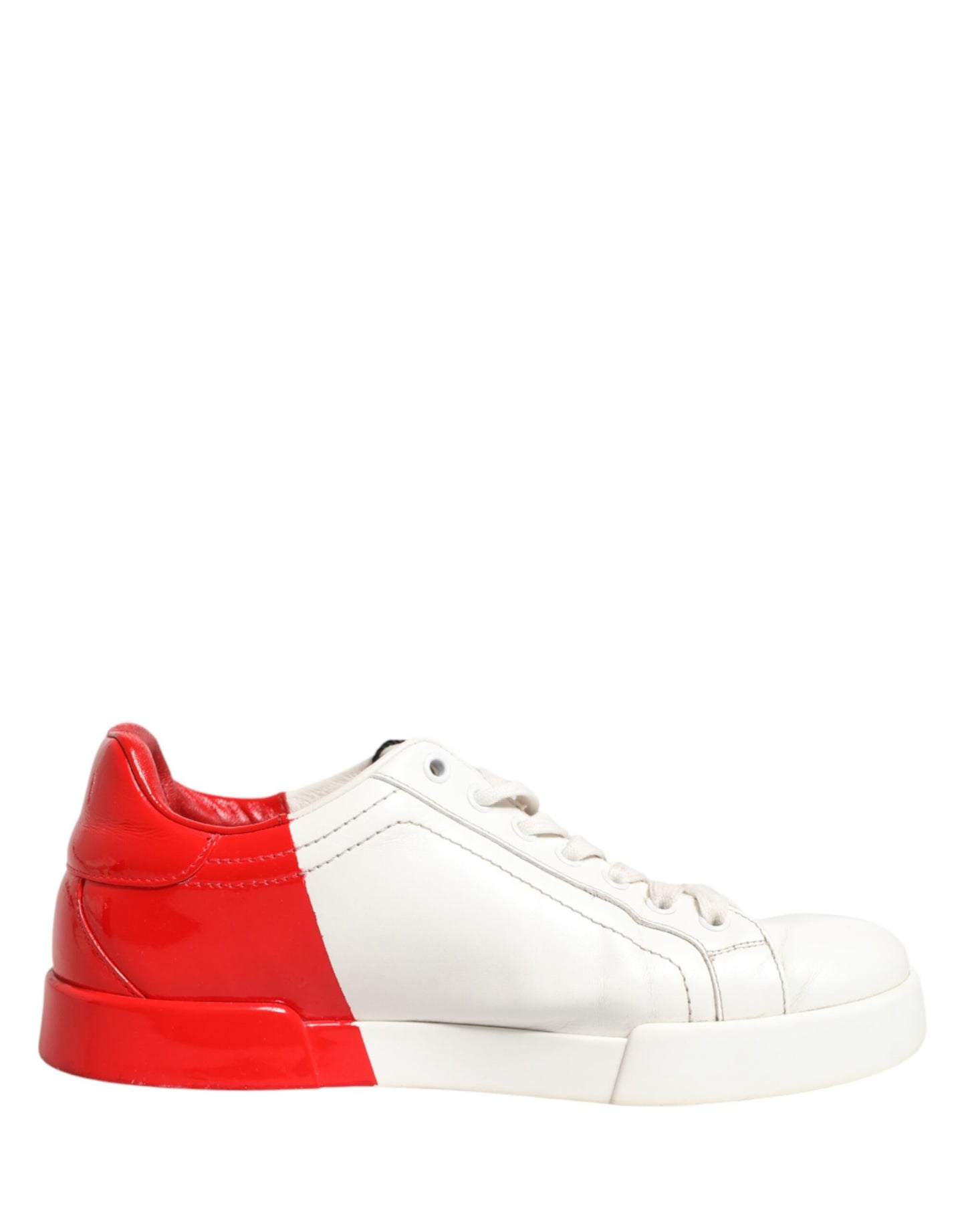 White Red Portofino Low Top Men Sneakers Shoes