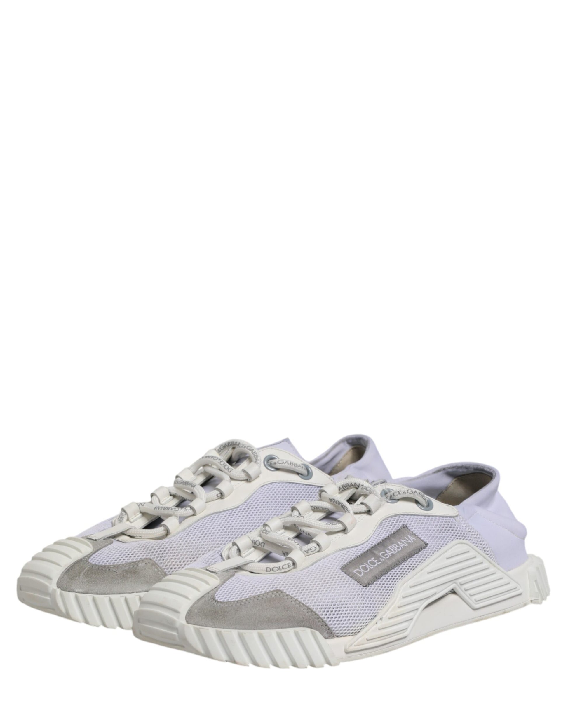 White Lace Up Low Top NS1 Sneakers Men Shoes