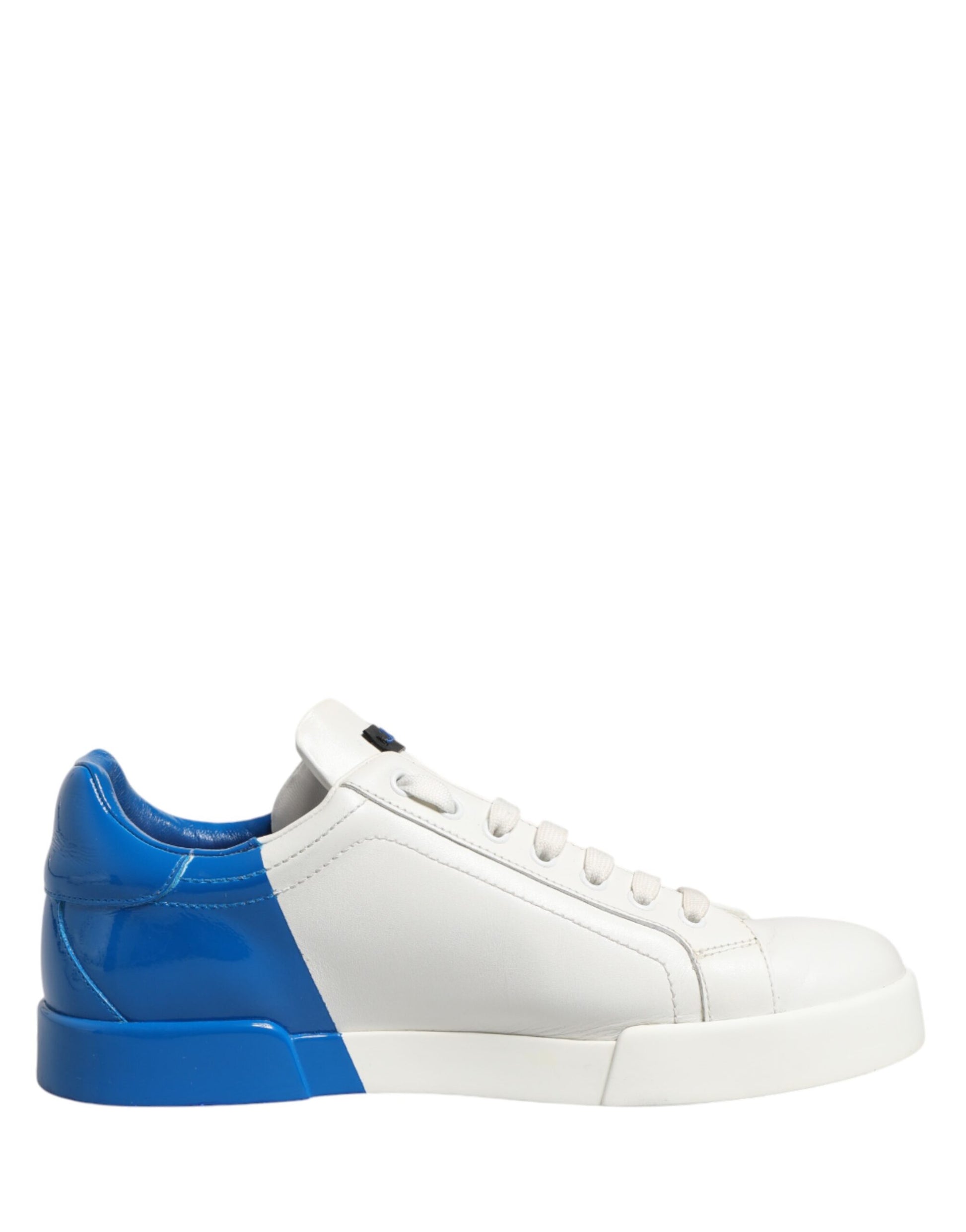 White Blue Portofino Low Top Sneakers Shoes