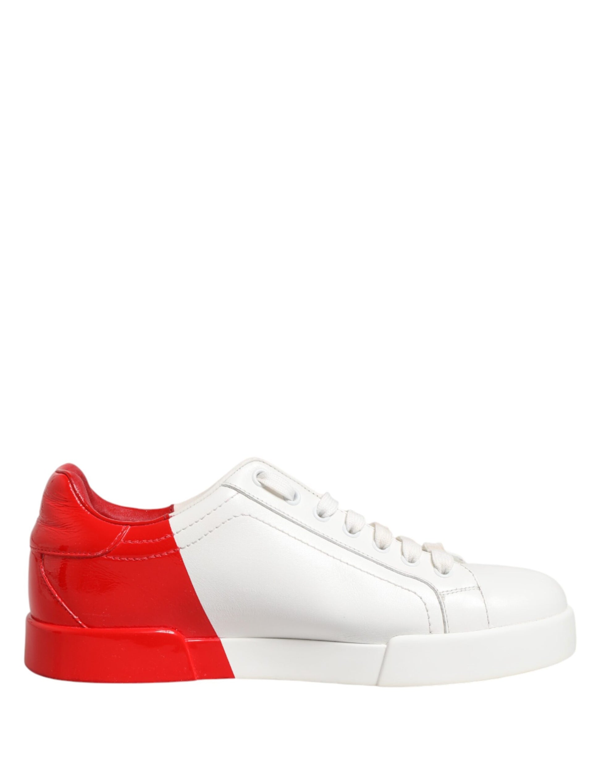 White Red Portofino Low Top Men Sneakers Shoes