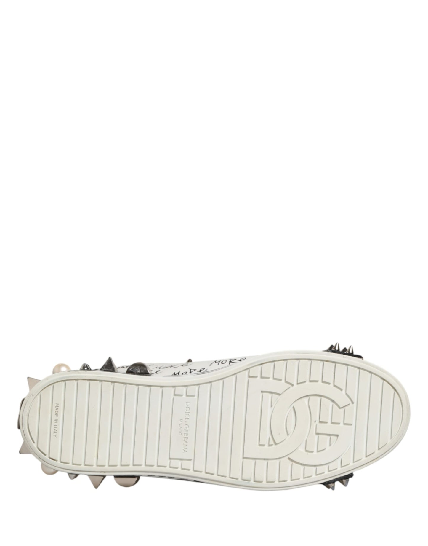 Black White Studded Low Top Sneakers Shoes