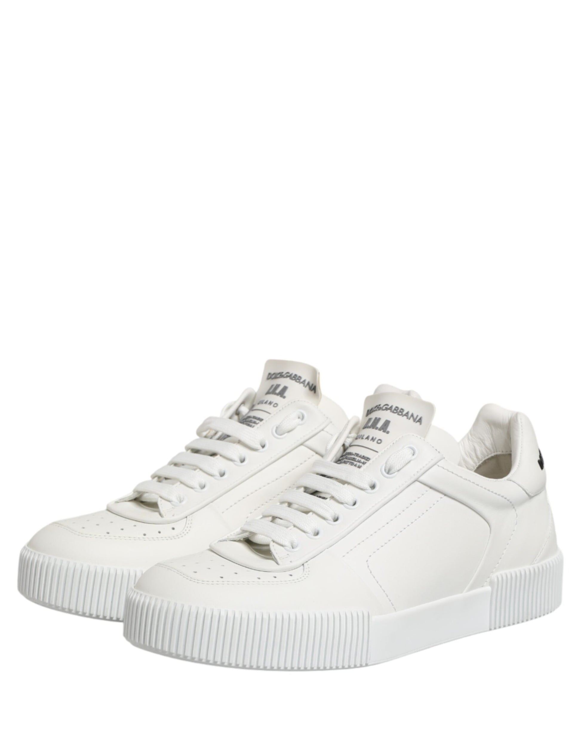 MIAMI Calf Low Top Men Sneakers  White