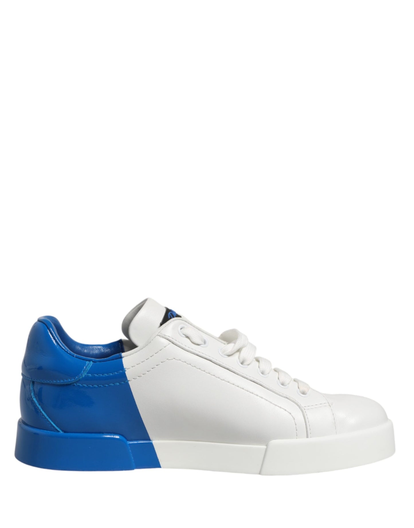 White Blue Portofino Low Top Sneakers Shoes
